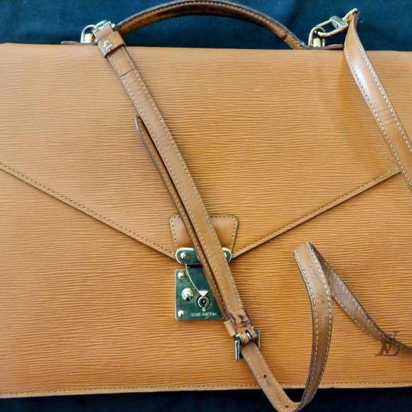 LOUIS VUITTON Epi Leather Men or Women Business Professional Attache Briefcase - Picture 1 of 16